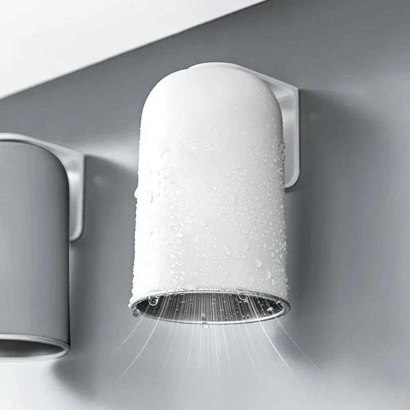 Magnetic Stainless Steel Toothbrush Cup Wall Mounted Bathroom Holder