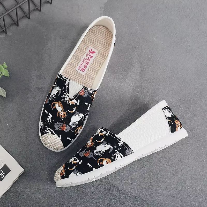 Breathable Mesh Lightweight Casual Women's Slip-On Flats Fisherman Shoes