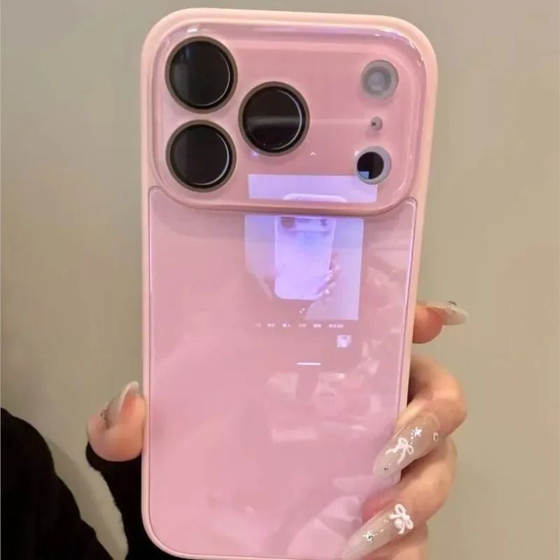 Luxury iPhone Tempered Glass Case Shockproof Hard Back with Camera Protection