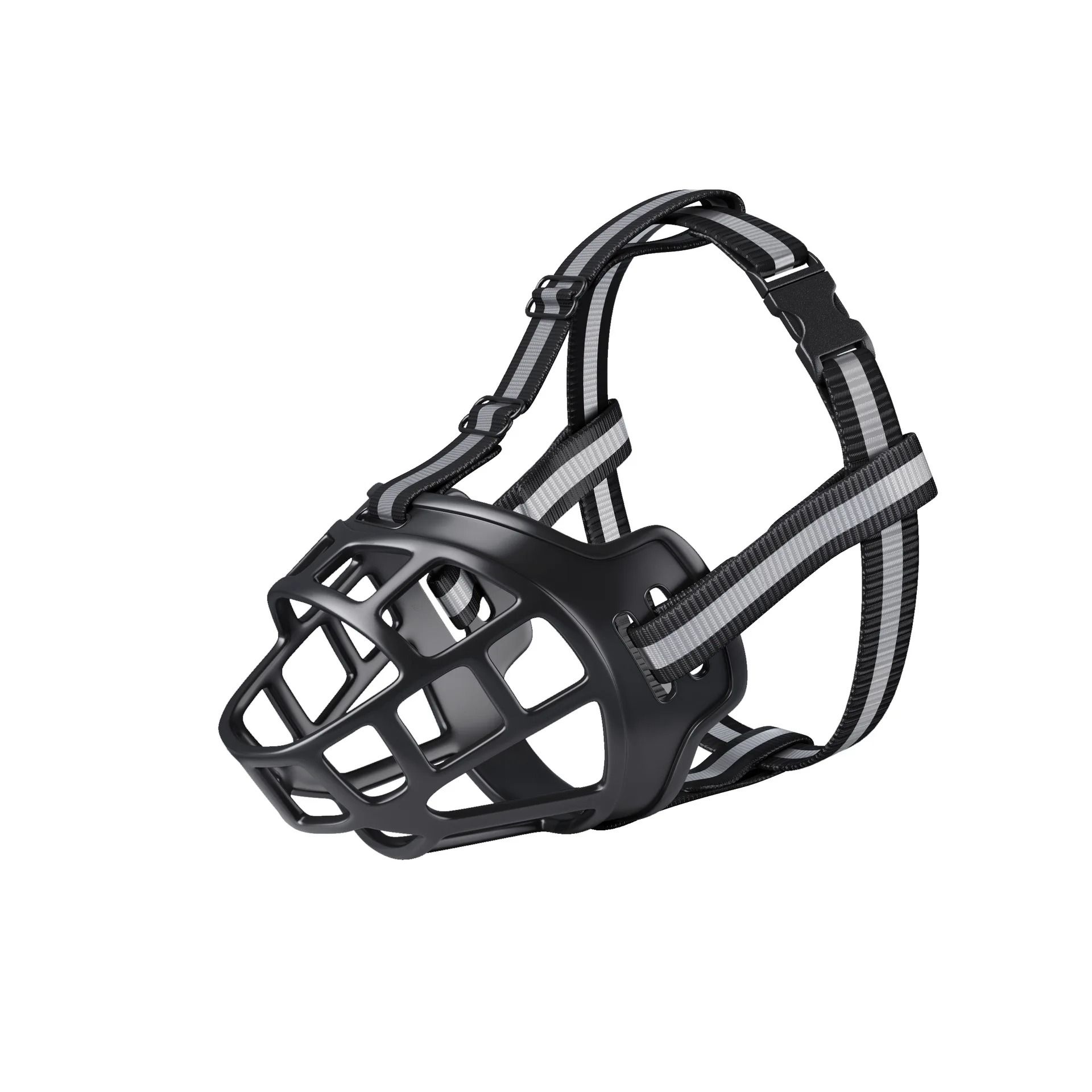 Adjustable Reflective Breathable Dog Muzzle