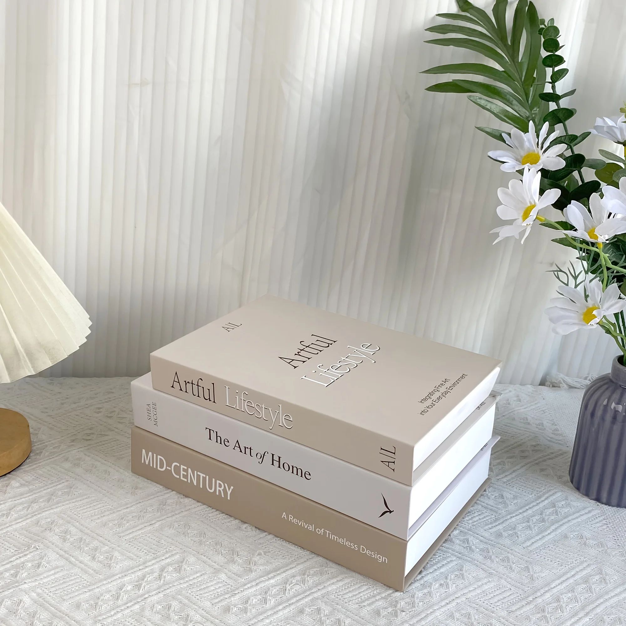 Minimalist Decorative Fake Books Set