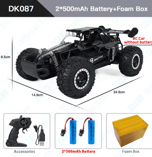 ZWN RC Off Road Car 1 16 1 20 Scale 2.4G Remote Control Climbing Vehicle with LED Lights