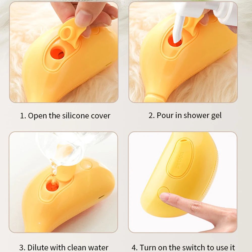 Multi-Function Pet Grooming Spray Comb