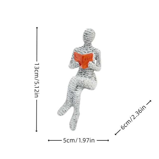 Reading Woman Thinker Statue