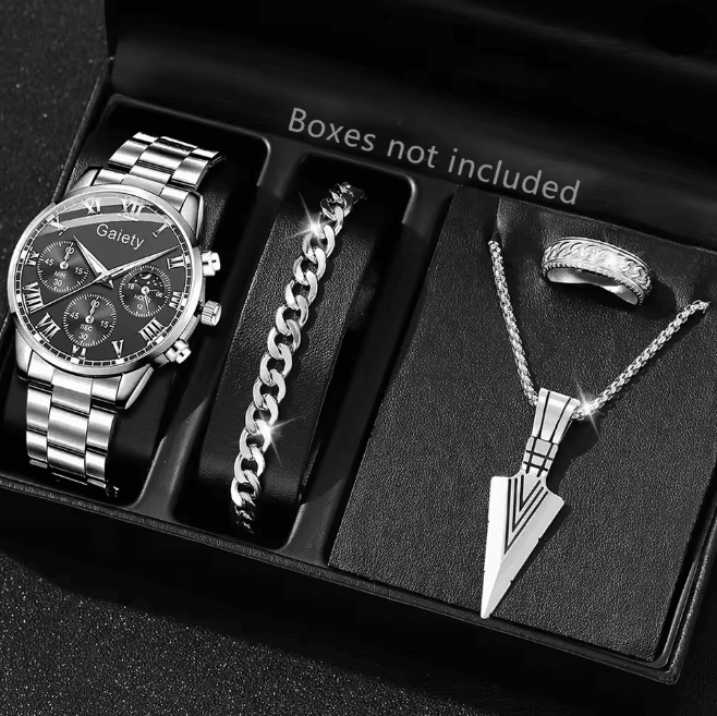 Stainless Steel Luxury Quartz Watch