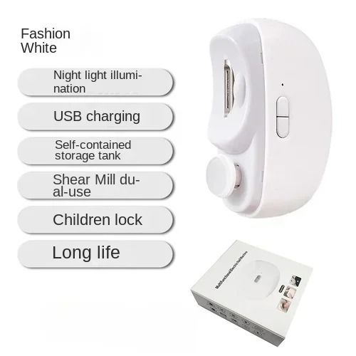 Electric Automatic Nail Clipper With Light