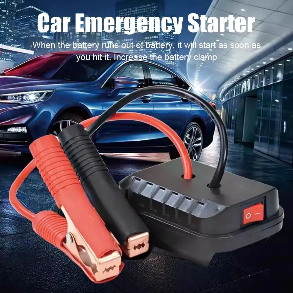 Car Emergency Starter Battery Converter Clips
