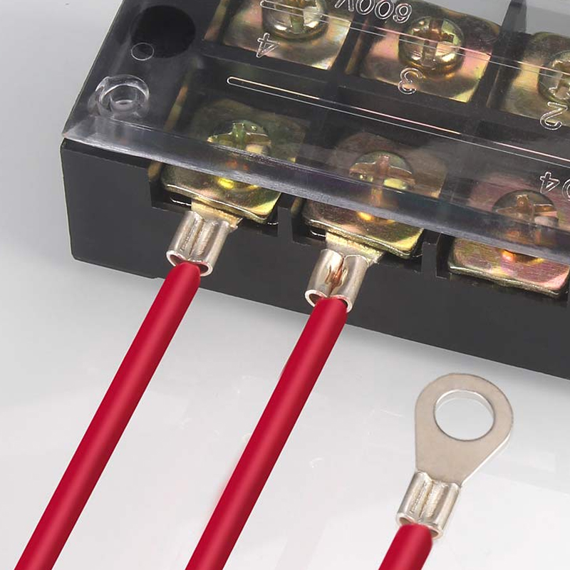 Non Insulated Ring & U Type Brass Terminals Assortment Kit Crimp Spade Connectors for Cable & Wire