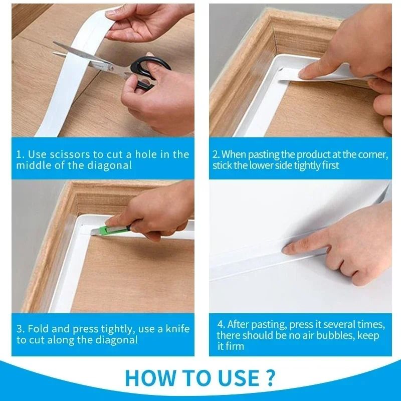 Self-Adhesive PVC Sealing and Caulk Tape