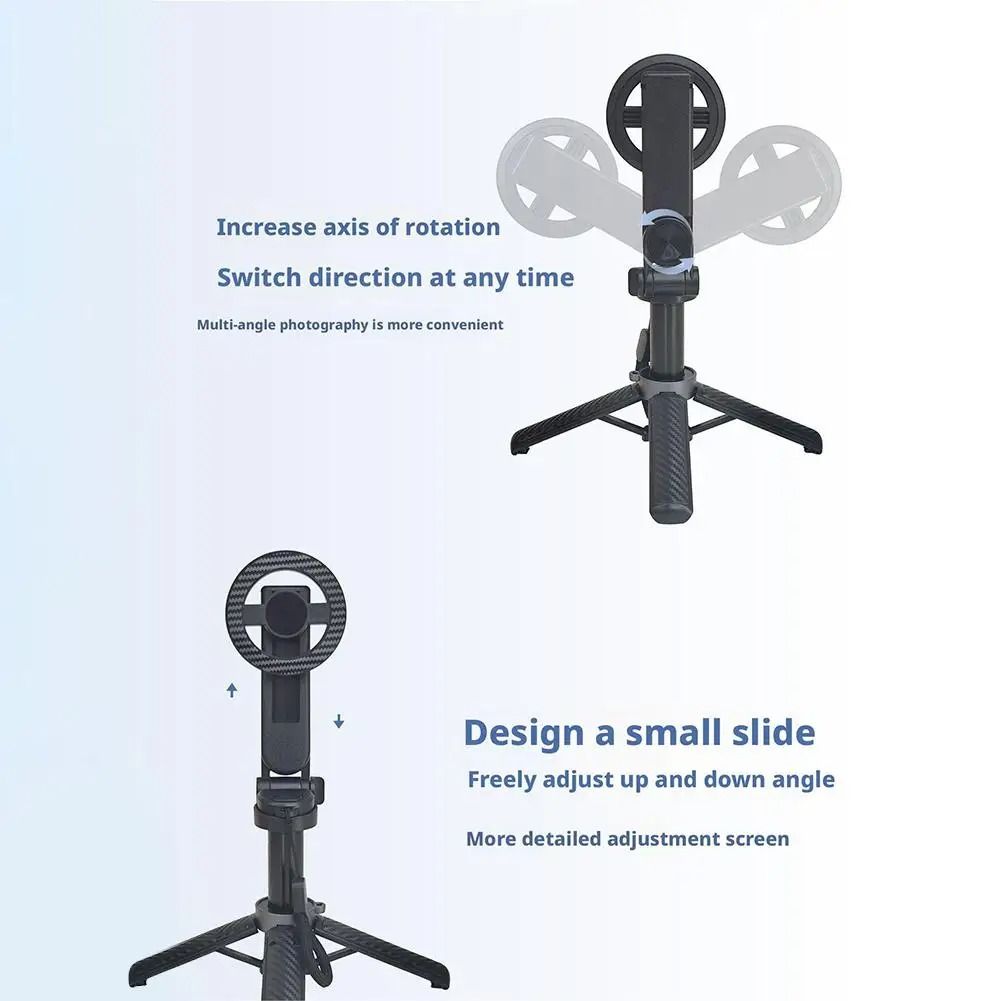 Portable Magnetic Selfie Stick Foldable MagSafe Phone Holder with Bluetooth Remote