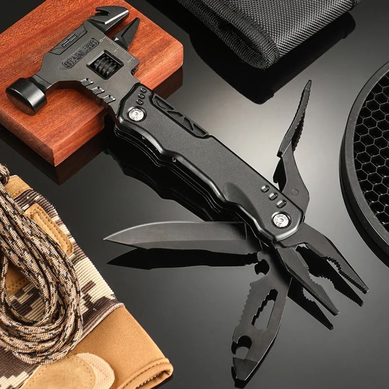 Multifunction Folding Wrench Hammer Tool