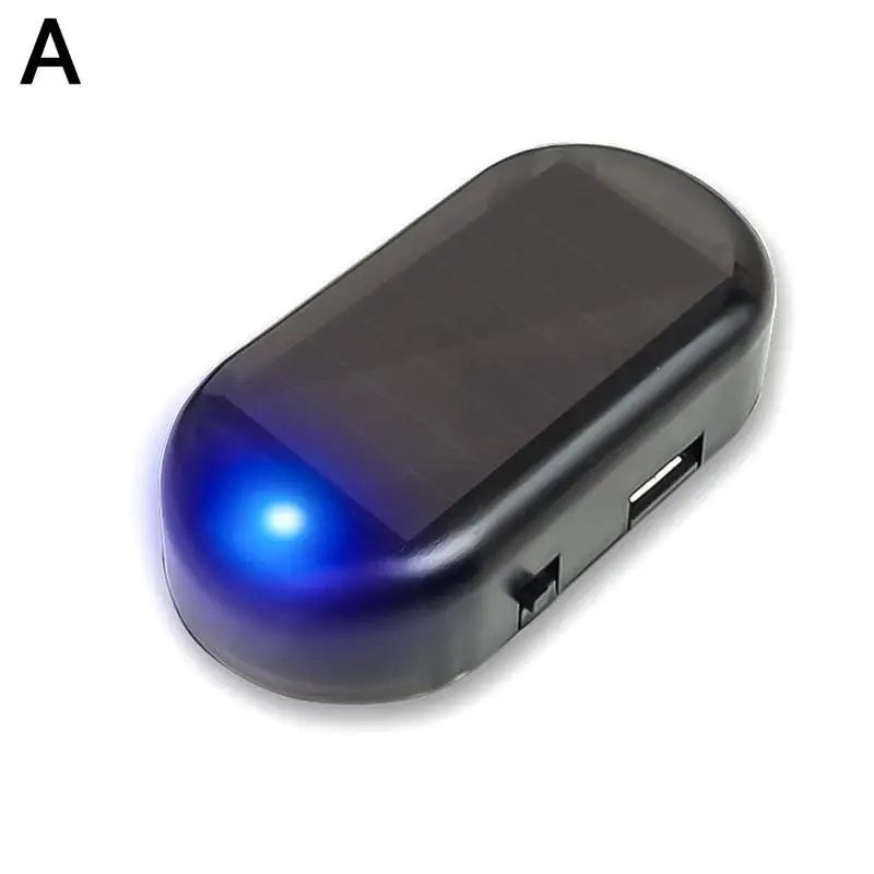 SolarGuard Dummy Car Alarm Light – Solar Powered Fake Security LED Anti-Theft Warning