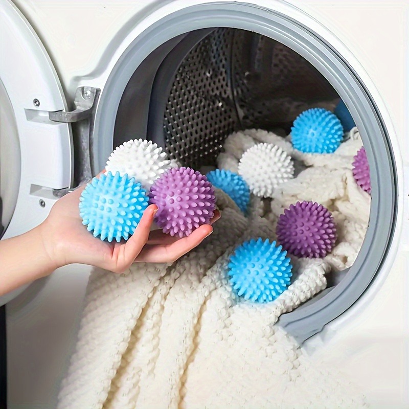 Reusable Laundry Balls Fabric Softener Stain Remover Anti-Tangle Washing Machine Cleaner
