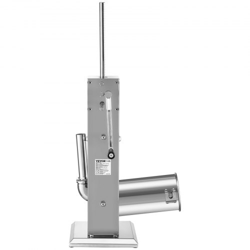 Vertical Manual Sausage Stuffer, Stainless Steel Sausage Filling Machine with Tubes, Suction Base
