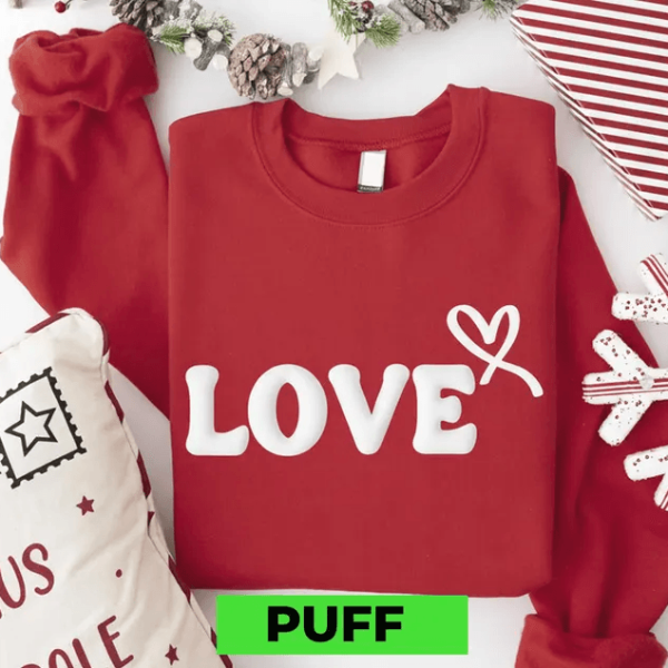 Love Heart Sweatshirt | Valentines Day XOXO Hoodie Cozy Sweater