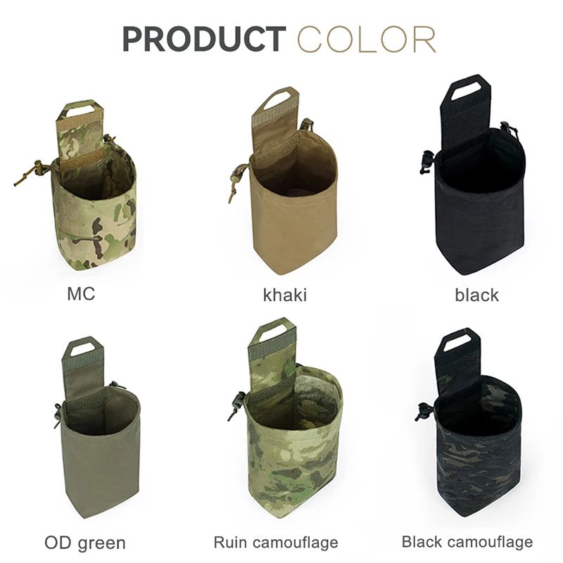 Tactical Foldable MOLLE Dump Pouch