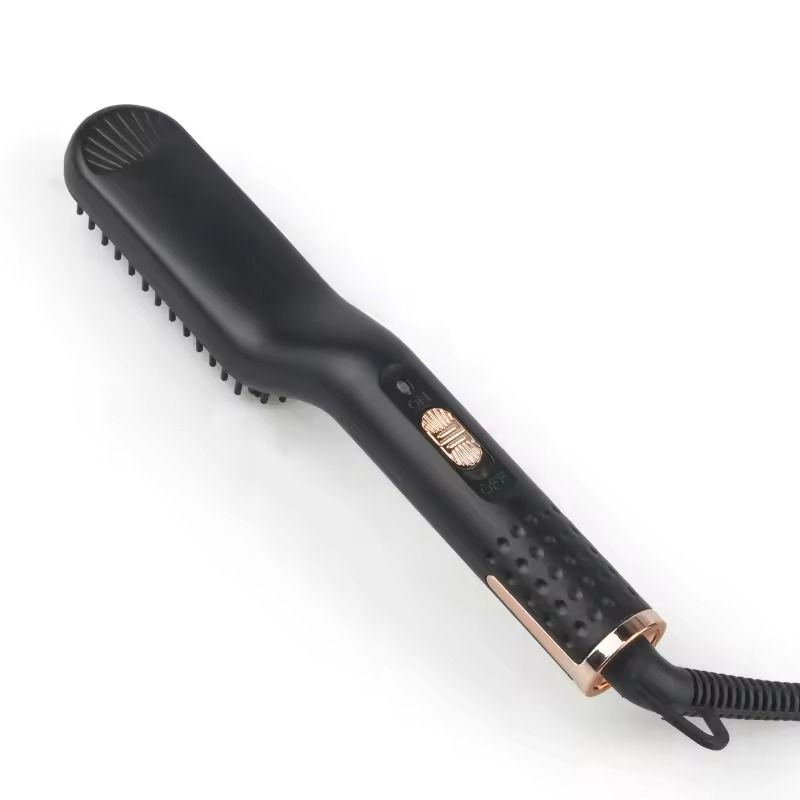 Electric Heated Beard Brush Kit – Quick Hair Straightening Comb for Mens Styling