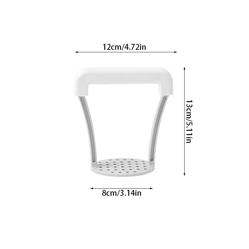 Durable Kitchen Vegetable Masher & Potato Ricer, Manual Fruit Juicer with Non-Slip Handle Cooking Gadgets