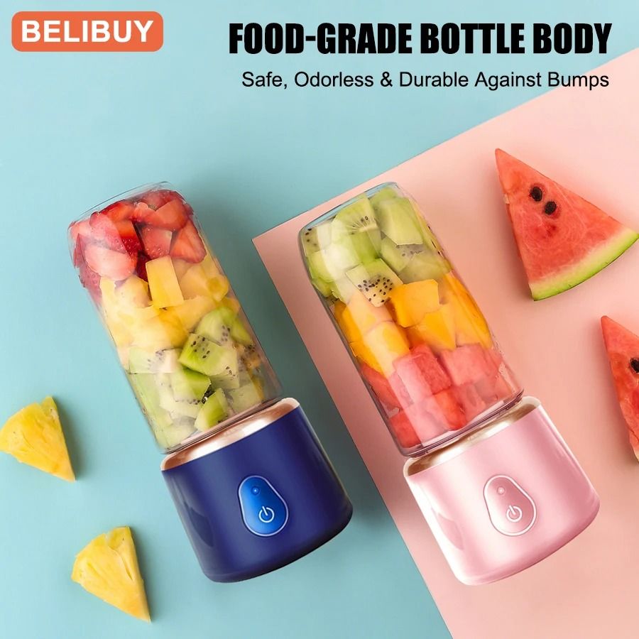Portable USB Electric Juicer | 304 Stainless Steel Fruit Blender | Executive 300ML Smoothie & Wellness System