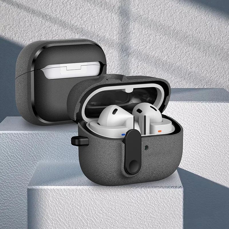 Locking Galaxy Buds 3 case with Keychain Clip, Shockproof Protective Cover (Fits Buds 3 / Buds 3 Pro)