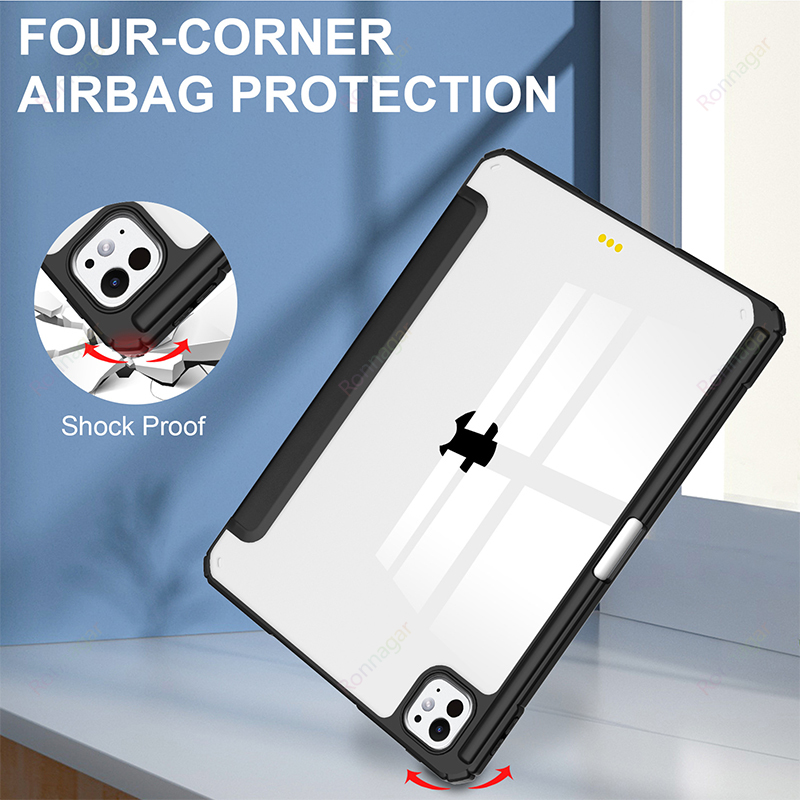 Universal iPad Air case with Magnetic Stand Cover & Stylus Loop