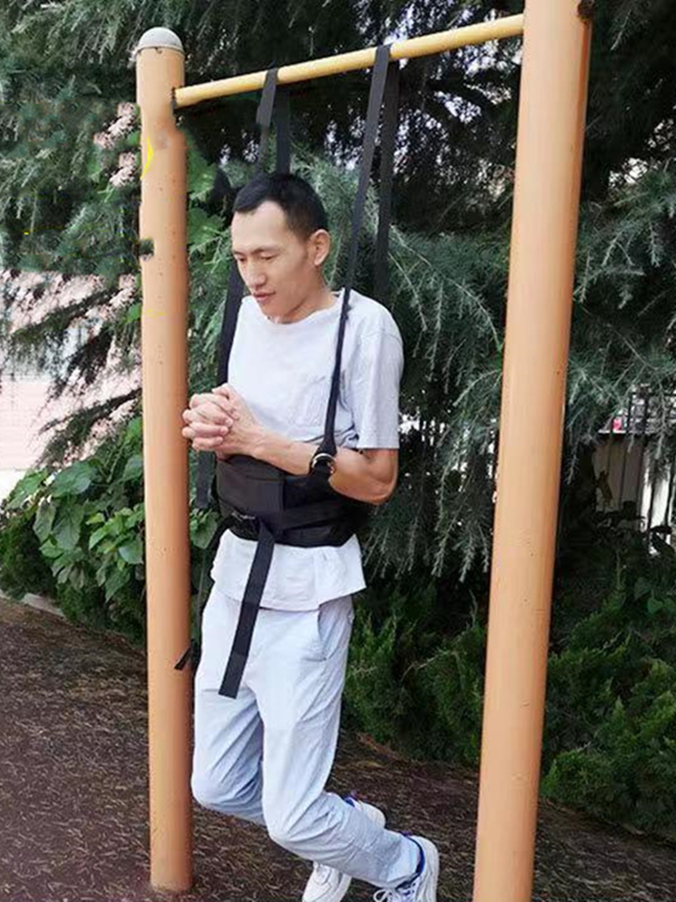 Lumbar Spine Support Belt Waist Tensioner for Lumbar Disc and Spine Rehabilitation