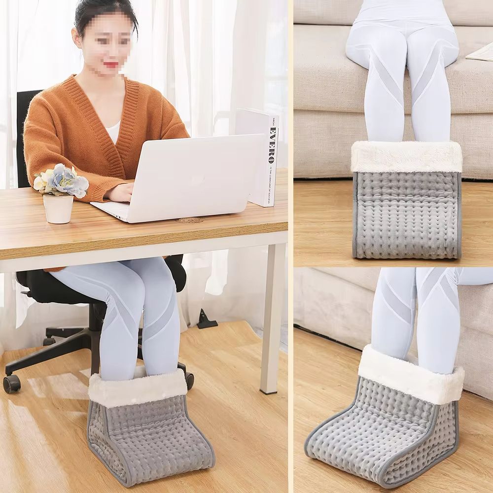 CozyFeet Electric Heated Foot Warmer – 9 Gear Heating Pad with Adjustable Temperature Control