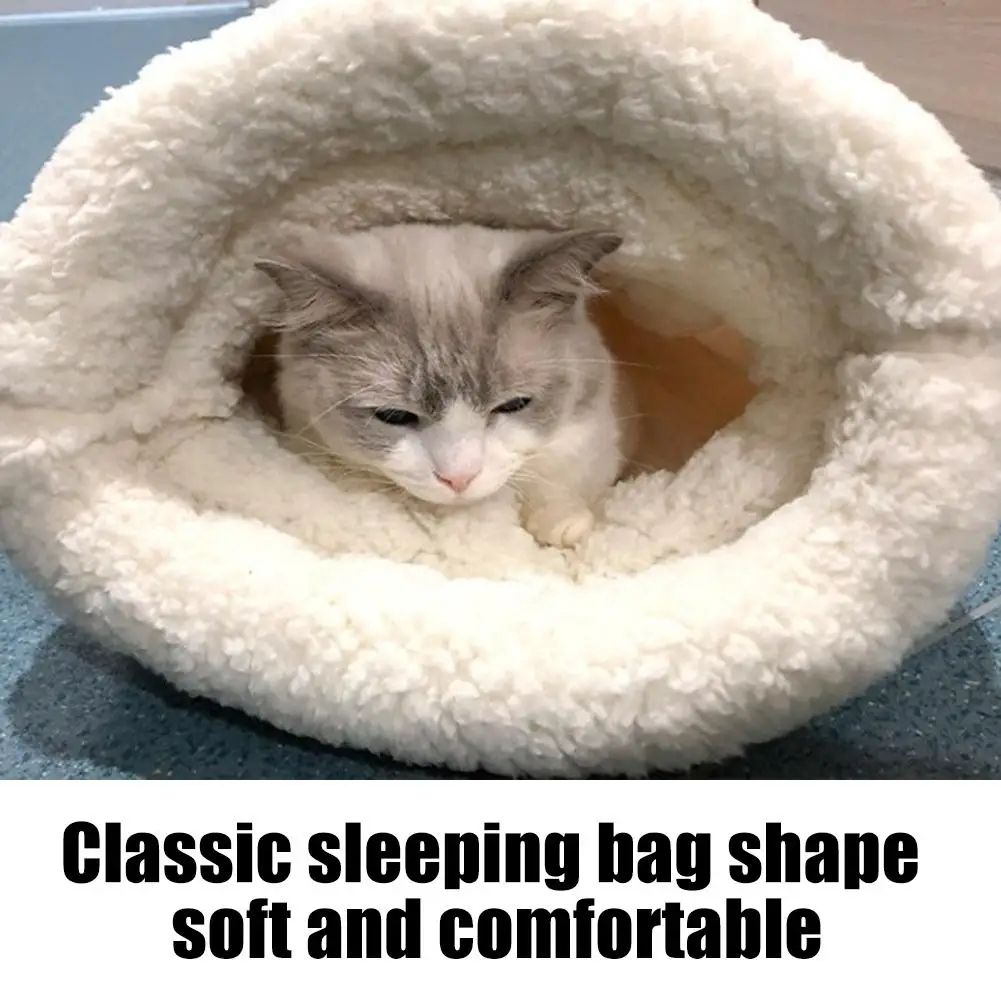 Plush Pet Sleeping Bag Bed