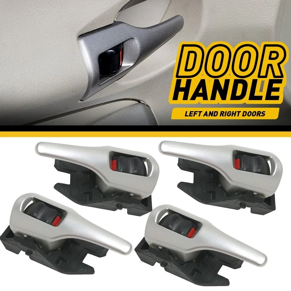 Front Rear LH RH Door Handle, High-Quality Plastic, Interior Inside, Strict Quality Control, Durable Fit