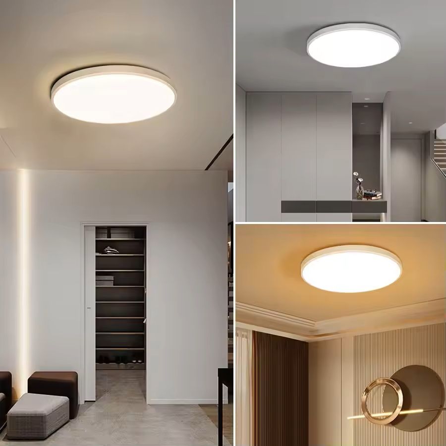 Smart WiFi LED Ceiling Light with App and Voice Control – 24W Round Panel Lamp