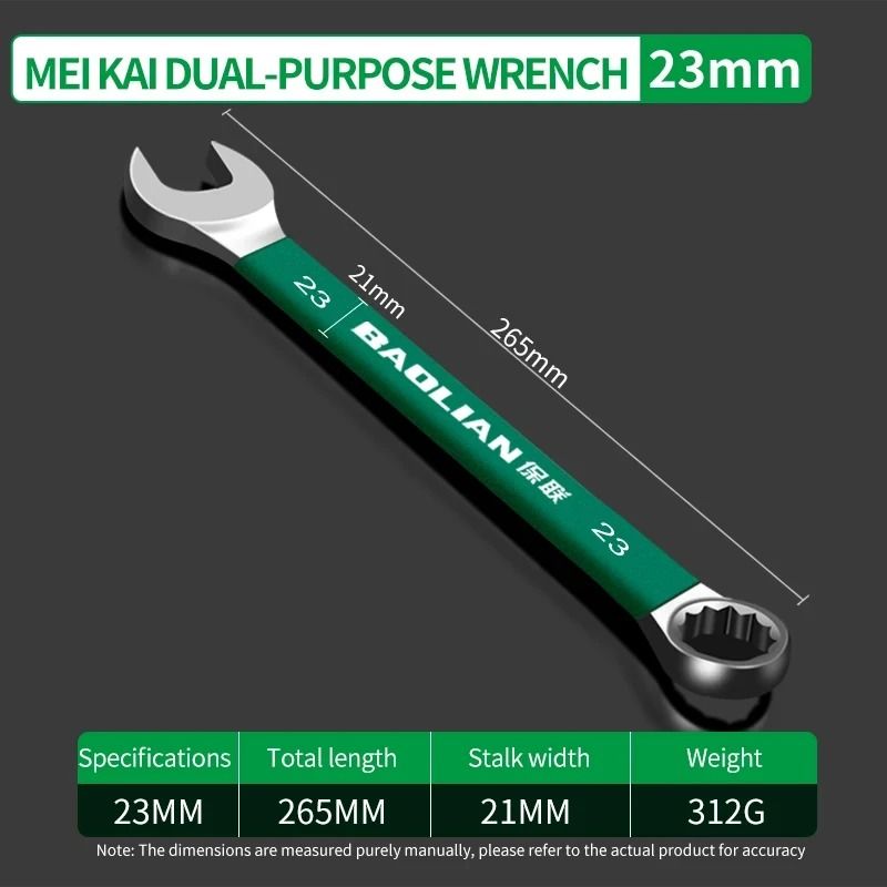 BaoLian Plum Blossom Open Combination Wrench 8 30 mm