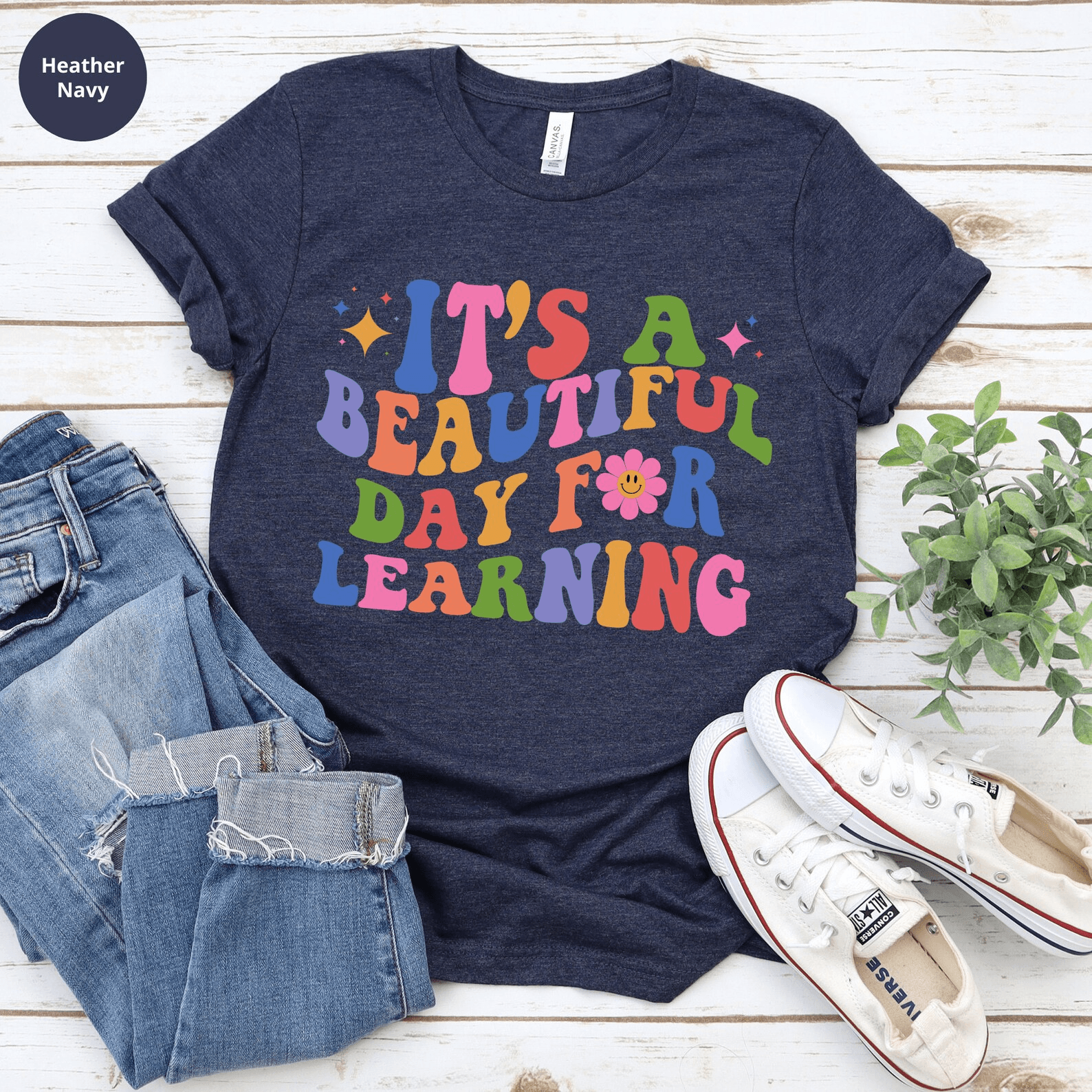 Its a Beautiful Day Teacher Shirt Inspirational Back to School Teacher Gift Tee