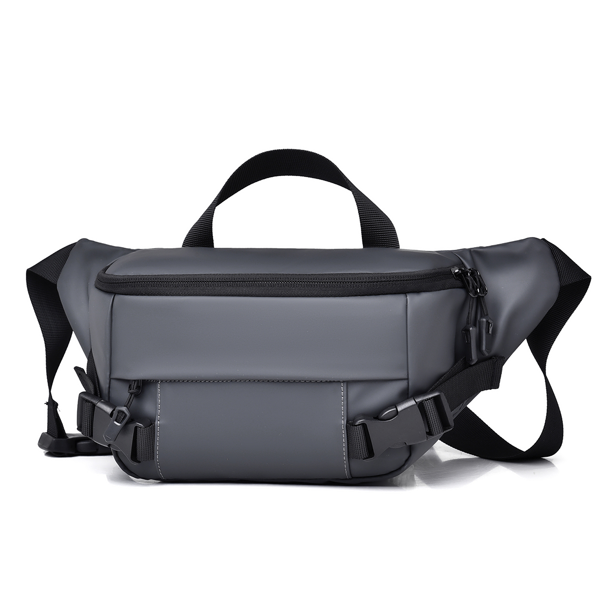 Mens Multifunctional Crossbody Messenger Bag Trendy Large Capacity Backpack
