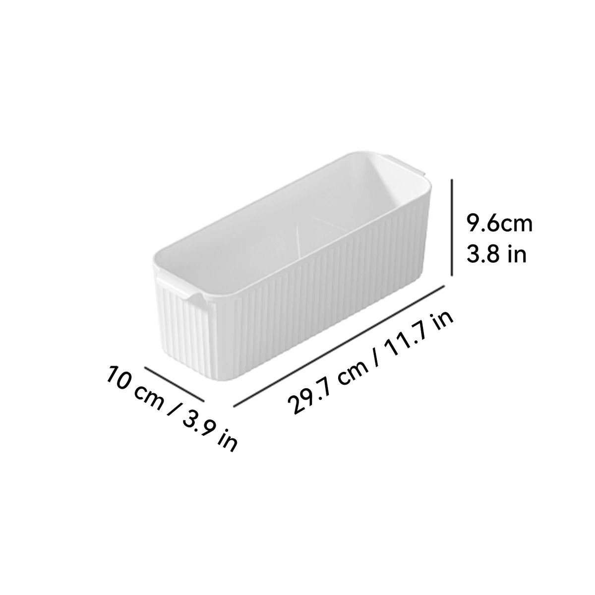 Multifunctional Plastic Storage Box with Handle Desktop Organizer Container