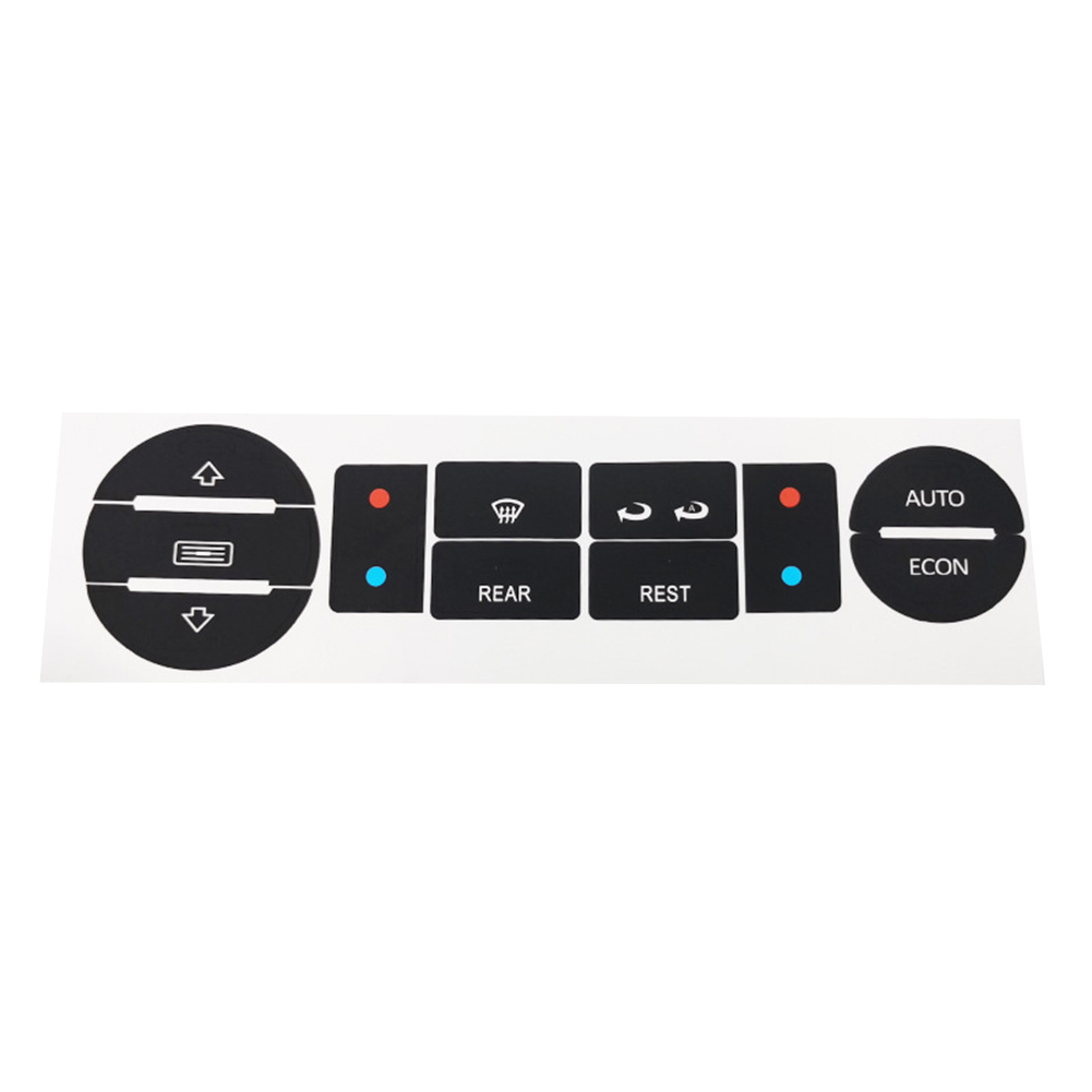 Clima Worn Knob Switch Accessories, Car Air Conditioner Switch Button Repair Sticker