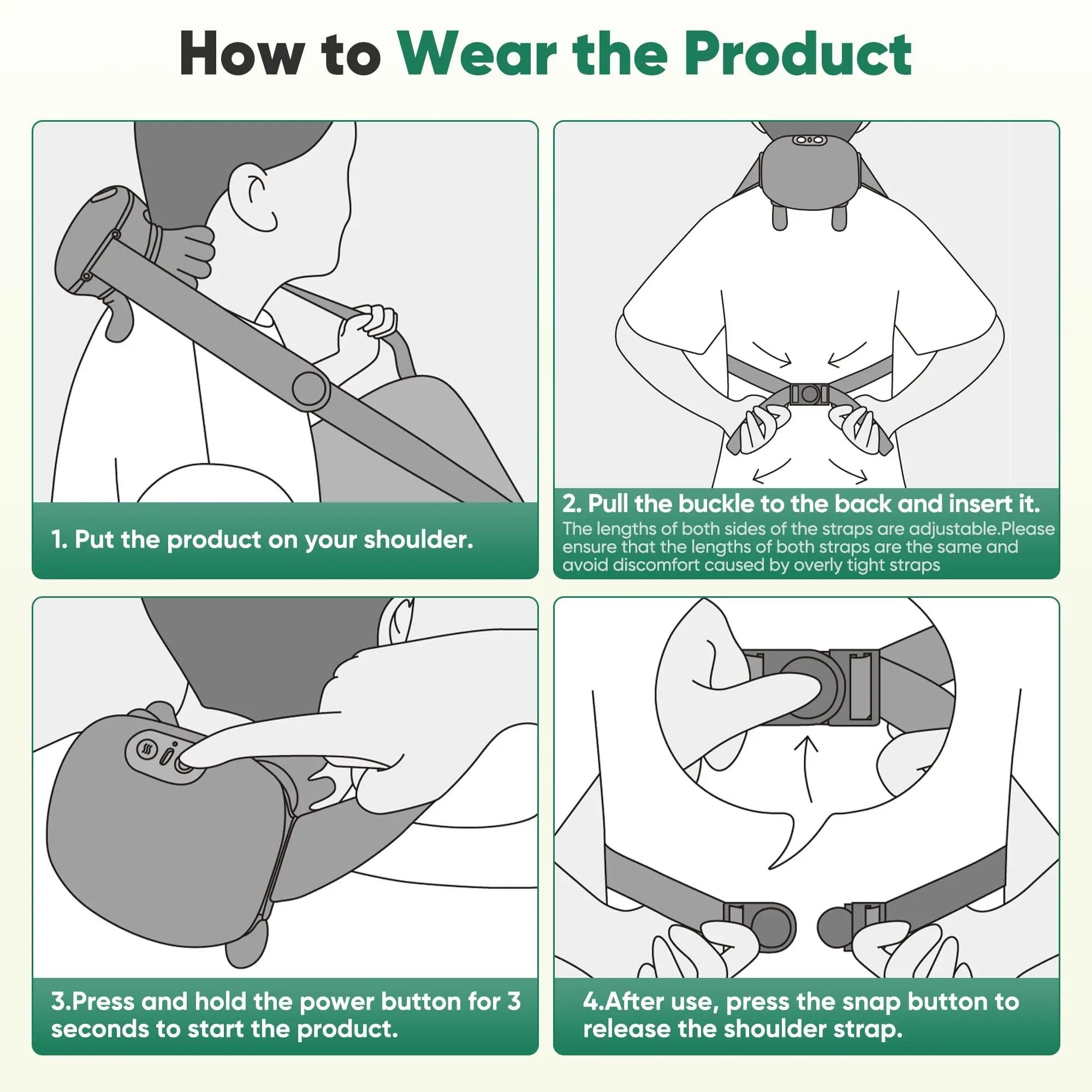 Wireless Bionic Finger Neck and Shoulder Massager
