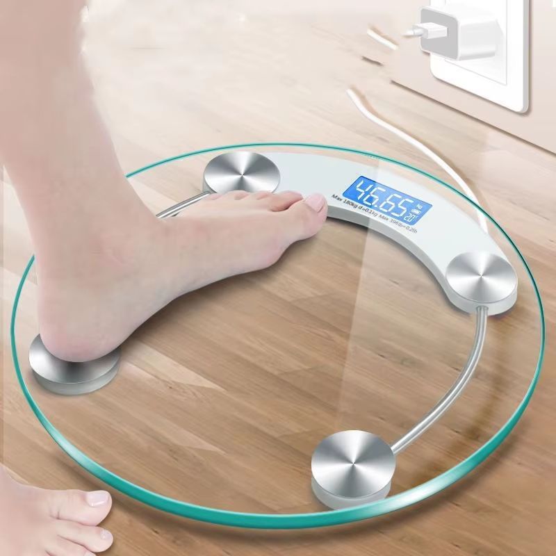 USB Rechargeable Digital Body Weight Scale For Home Health And Weight Loss