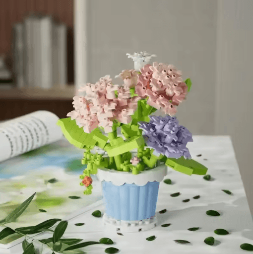DIY Eternal Flower Building Blocks – Creative Assembling Toy for Kids & Decorative Gifts