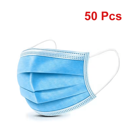 Safe Guard 3 Layer Disposable Face Masks Breathable Anti-Dust Protection with Earloops
