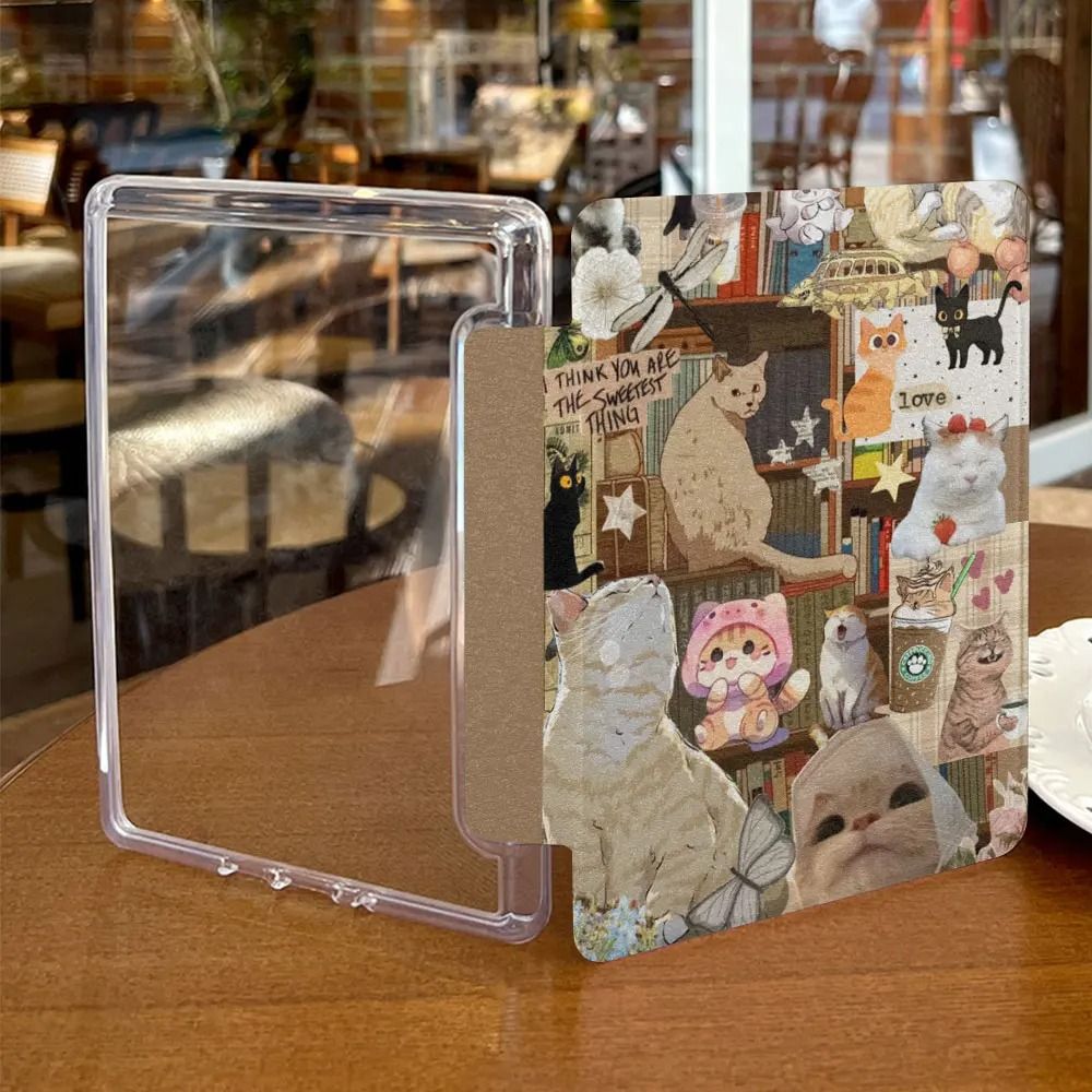 Acrylic Back Shell Kindle Case with Hand Strap