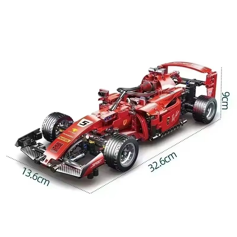 RB20 F1 Technic-Style Racing Car Building Kit – Model with 1,639 Pieces