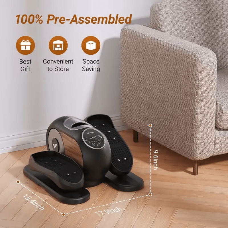 Under Desk Elliptical Machine, Low-Impact Office Workout for Fitness & Health