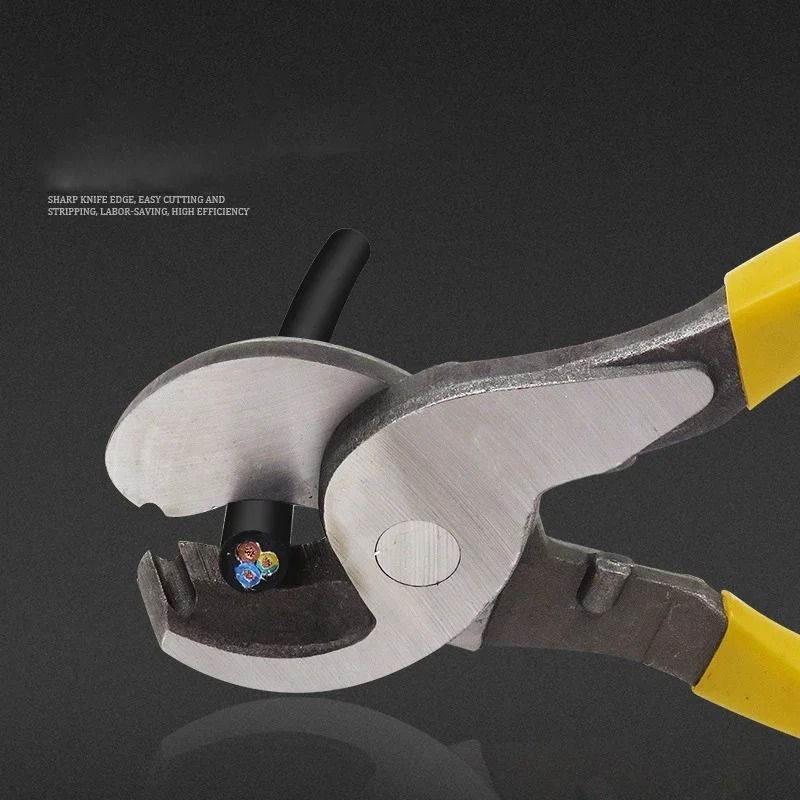 Manual Electrician Cable Cutter and Wire Stripping Pliers 6 Inch