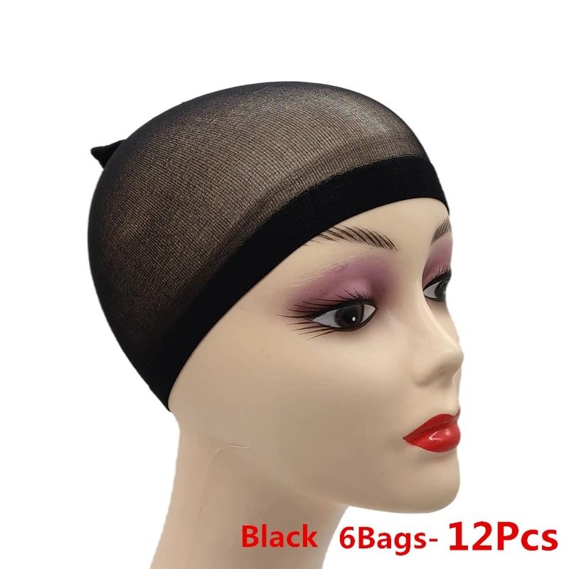 Ventilated Nylon Mesh Wig Cap Set