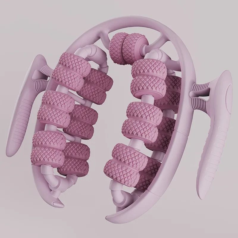 28 Wheel Annular Leg Clamp Massager Anti-Cellulite Body Slimming Roller