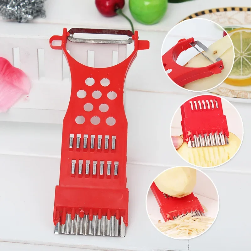 Household Kitchen Vegetable Cutter, Multi-functional Potato Grater, and Cucumber Slicer