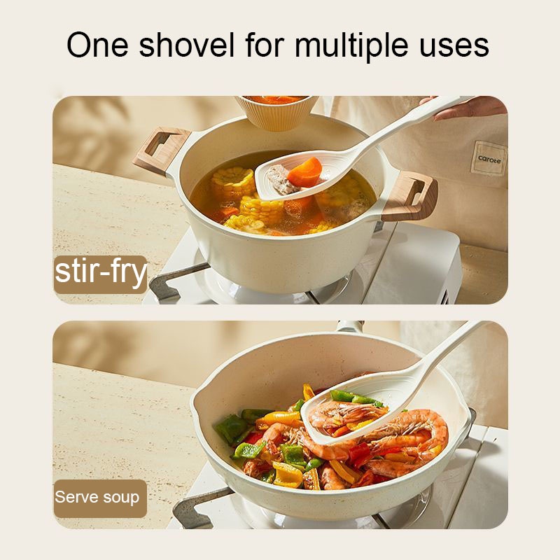 Multi-purpose Silicone Spatula, High Temperature Spoon, Kitchen Non-stick Pan Utensils