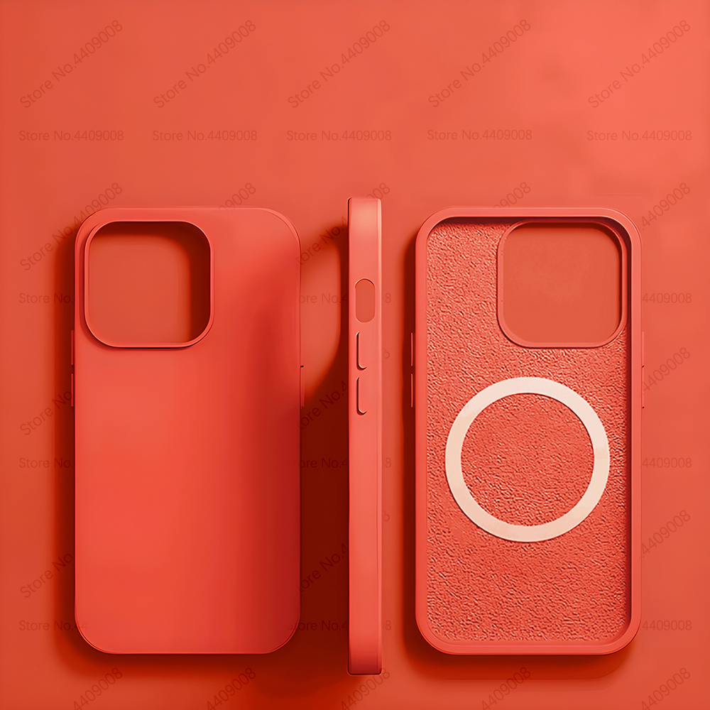 MagSafe Liquid Silicone Case for iPhone | Shockproof & Wireless Charging Protection