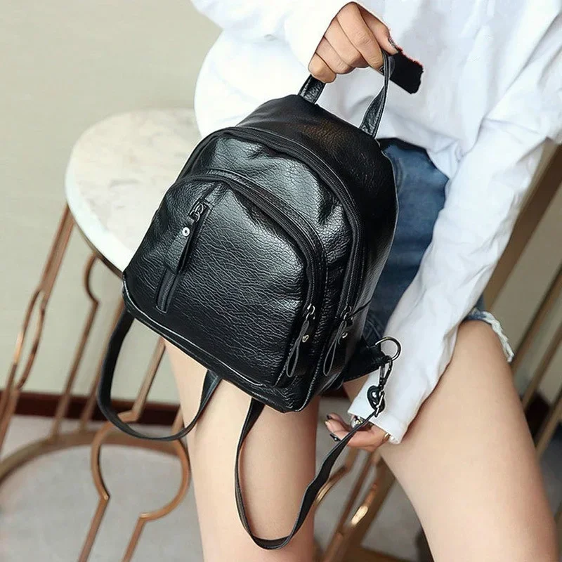 High Capacity Waterproof College Backpack, Cute Girl Travel Book Bag, Trendy Women Laptop School Bags