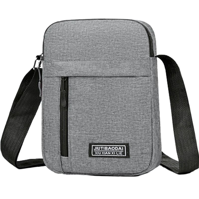 Nylon Crossbody Bag Mens Shoulder Bag Lightweight School Messenger Everyday Sling